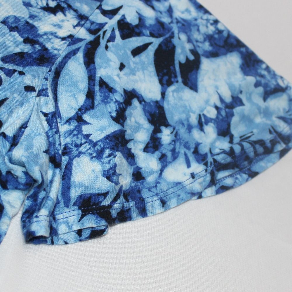 Cable & Gauge Blue & White Open Back Top - Picture 7 of 8